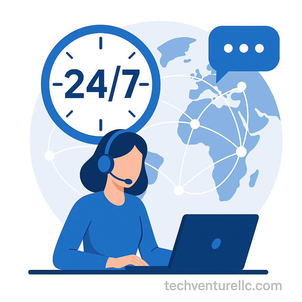 24/7 client support